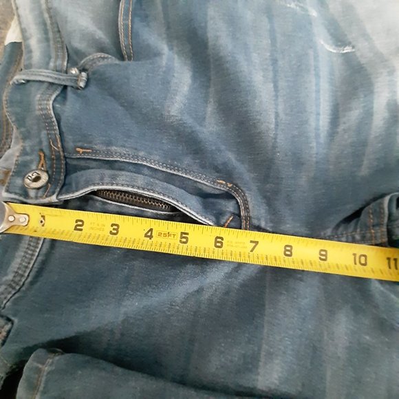 American Legacy Jeans Size 14 Slim Stretch 38 x 30 Distressed medium Wash - Picture 15 of 16